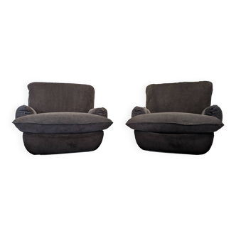 Pair of armchairs by Michel Cadestin for Airborne, 1960s-70s