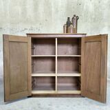 Small wooden sideboard with two doors.