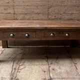 Burmese teak coffee table