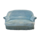 Blue toad bench