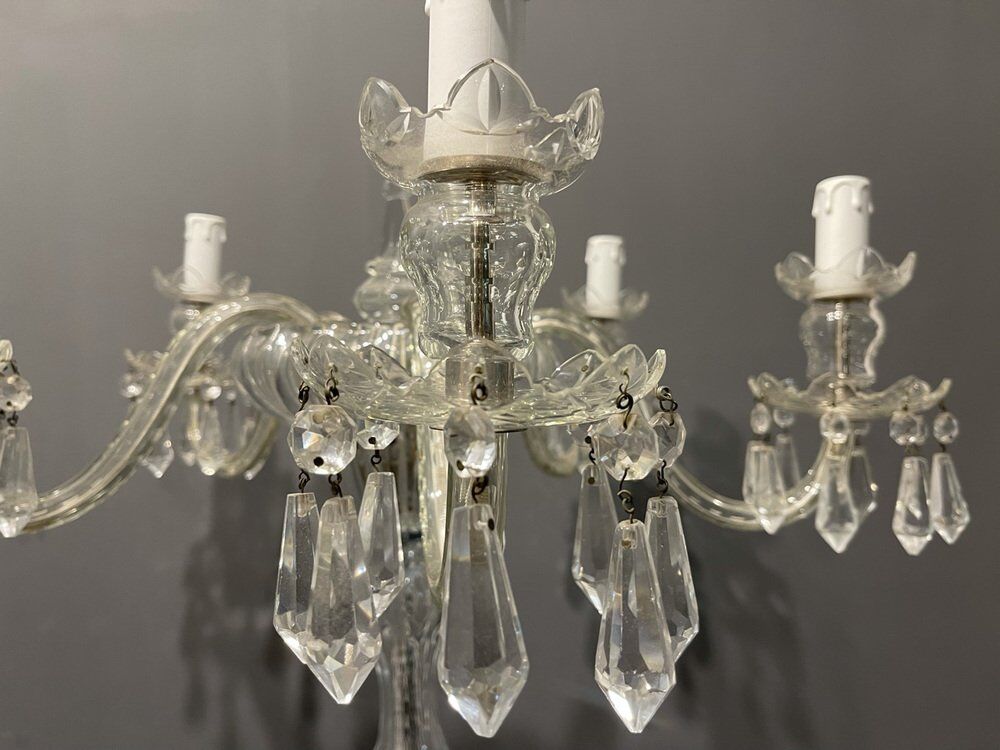 Murano crystal glass floor lamp
