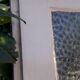 Glass door 82,8x215,3cm old translucent glazing