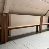 Pair of large benches