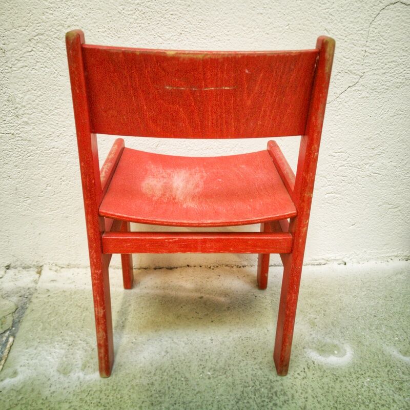 Chaise enfant rétro