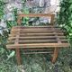 Wooden luggage rack or small bench or piece of vintage sofa 70s