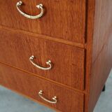Teak chest of drawers, Swedish design, 1970s, production: Sweden