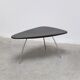 Table basse libre forme rare par Mauser Werke, années 1950.