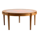 Coffee table in walnut with a ceramic top.