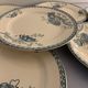 12 dessert plates and an art nouveau dish Royat de Sarreguemines