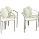Belgochrom white chairs