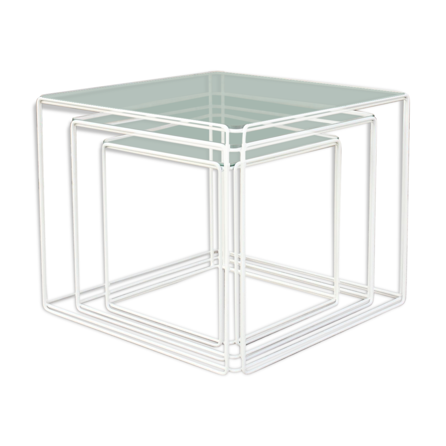 Pull out tables by Max Sauze published by Isocèle, France 1970