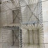 Lot de 4 anciens paniers  de metiers