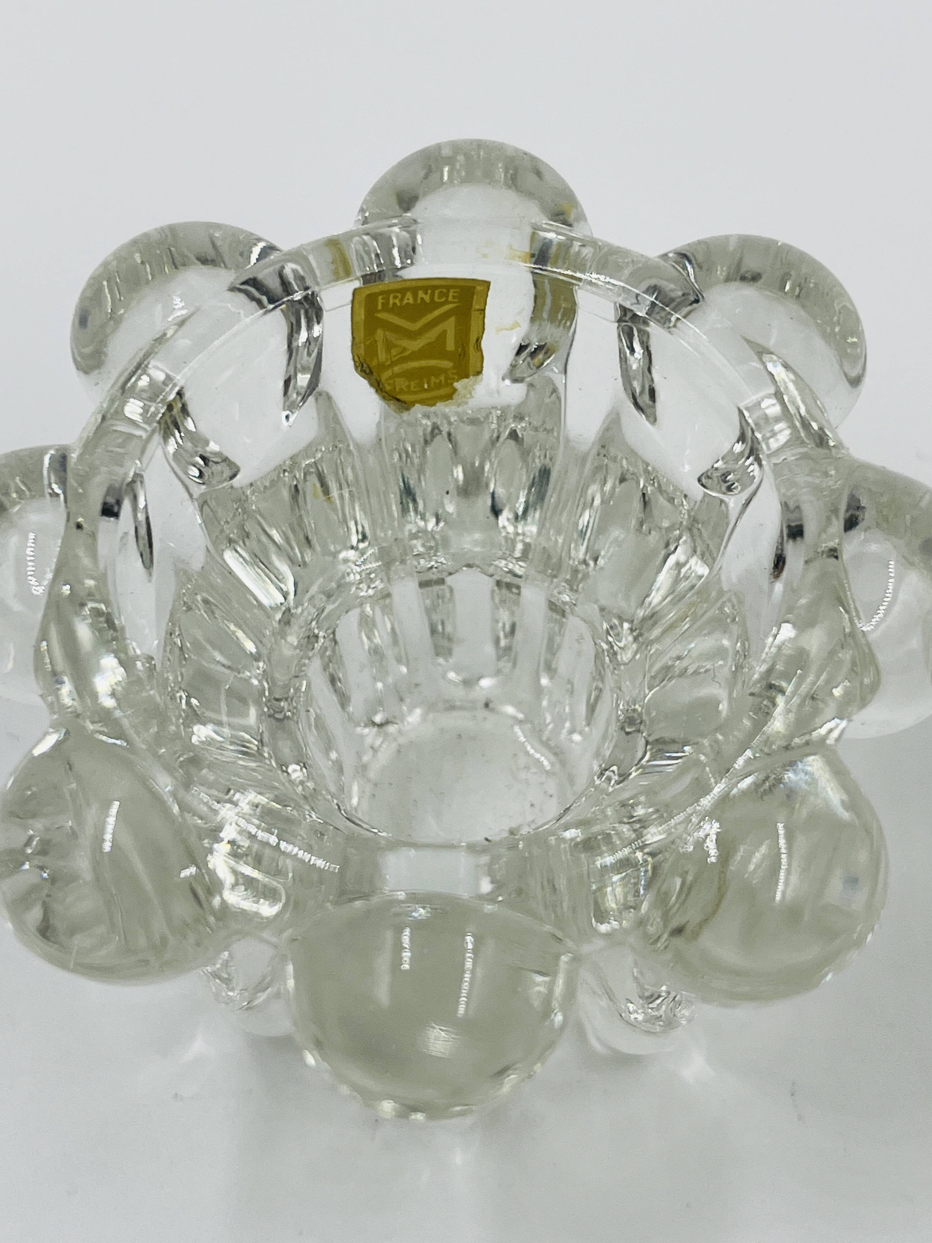 Set of 6 vintage flower candle holders by VMC Reims - 1960s