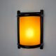 Rattan wall lamp France 1960
