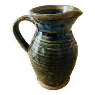 Signed ceramic pitcher