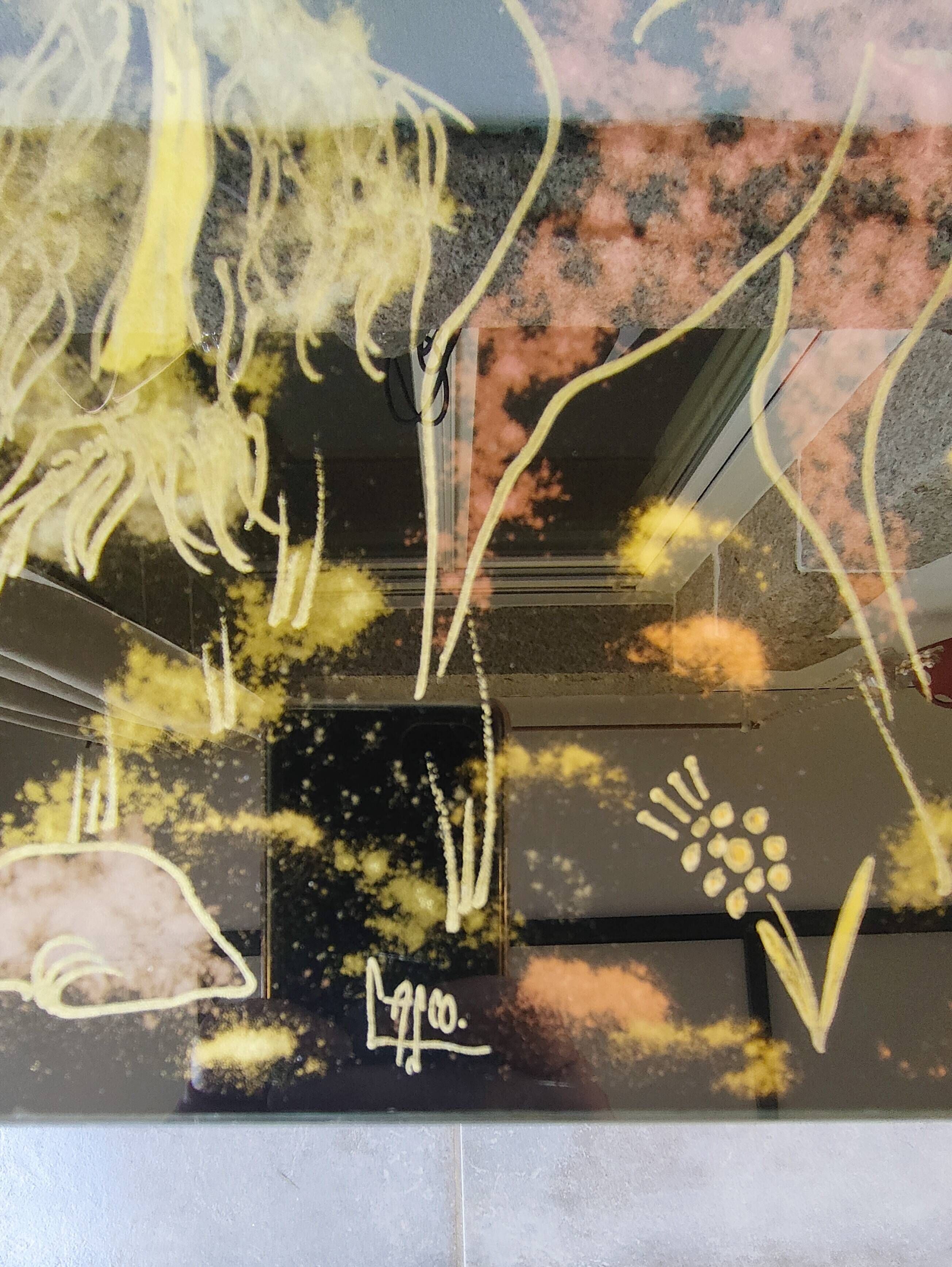 Coffee table signed lasco