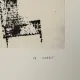 Modern composition drawing 1970 by François de Chabot