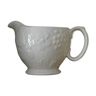 Davenport white milk jar