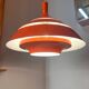 Orange pendant lamp by Hans-Agne Jakobsson for Lyfa
