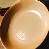 Deep stoneware plate