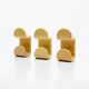 Set of Beige Coat Hooks by Ambrogio Rossari for Gedy, 1970s