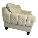 Vintage space age two-seater sofa