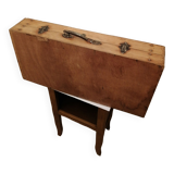 Wooden suitcase for old deco