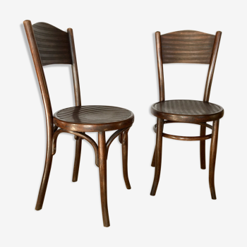 Pair of chairs Fischel early twentieth