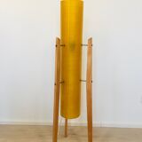 Yellow Space Age Rocket Lamp, 1970s