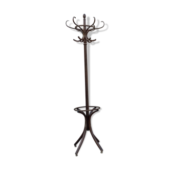 Coat holder in wood vintage parrot type