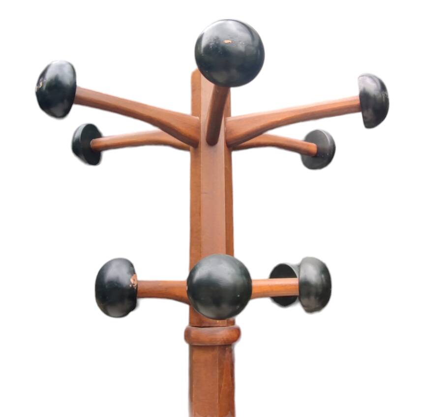 Stella vintage coat rack with 12 hooks