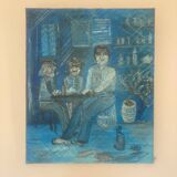 Painting on canvas