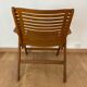 Fauteuil vintage pliant Rex Niko Kralj style scandinave