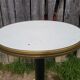 Ancient table eat standing art deco pied fonte noir - vintage formica plateau
