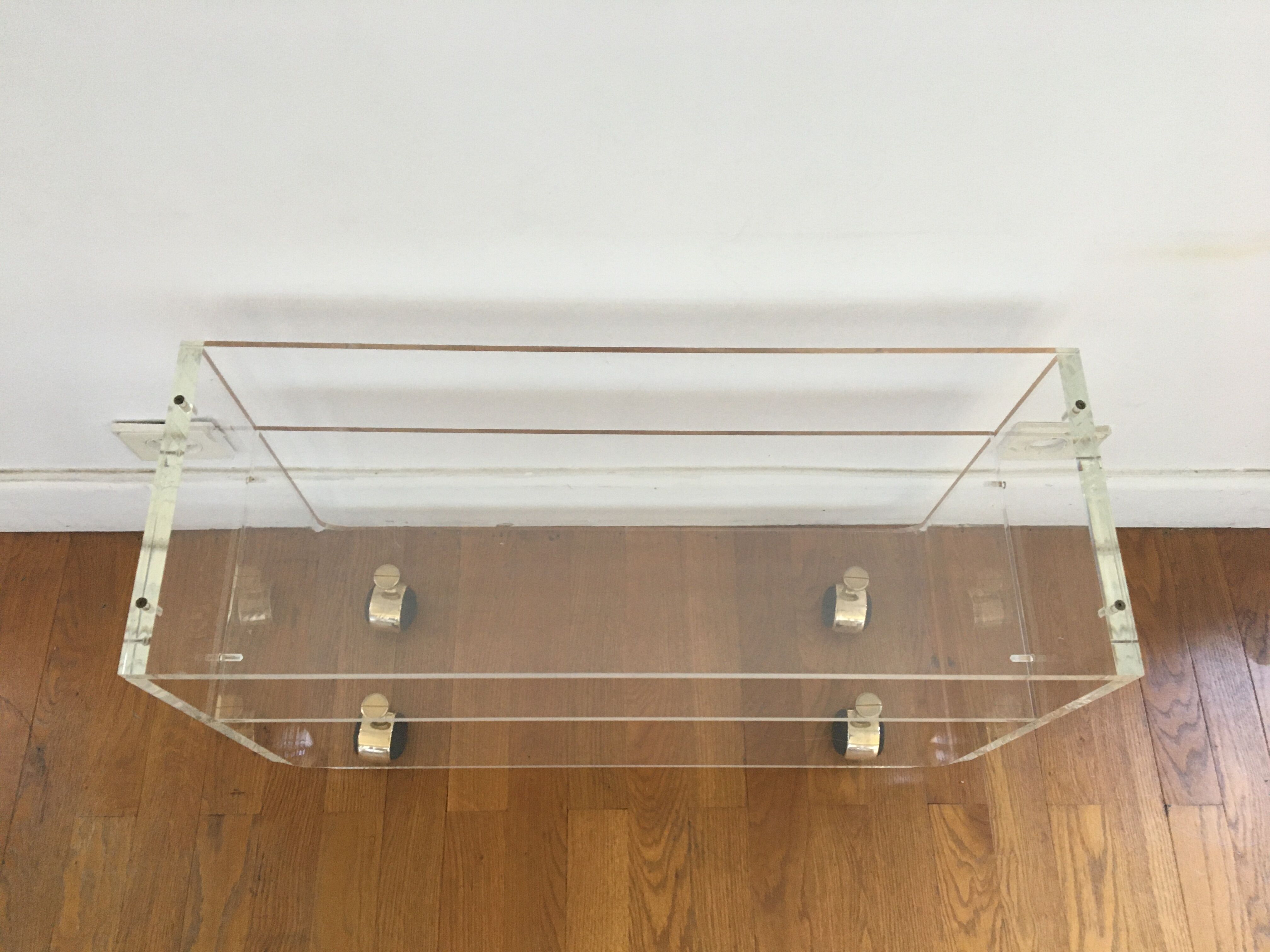 Desserte plexiglas