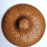 Asian rattan hat braided