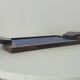 Art deco cathedral glass serving tray 1940s/1950s