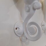 Pair of cast iron sconces