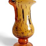 Art Nouveau Opaline Glass Vase by Cristallerie de Clichy, France