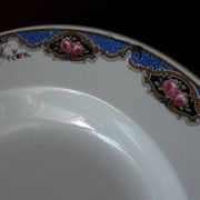 Set of 6 deep plates Digoin Sarreguemines