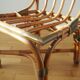 Rattan and brass chair 1950