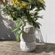 German white ceramic vase 1970 scheurich keramik white
