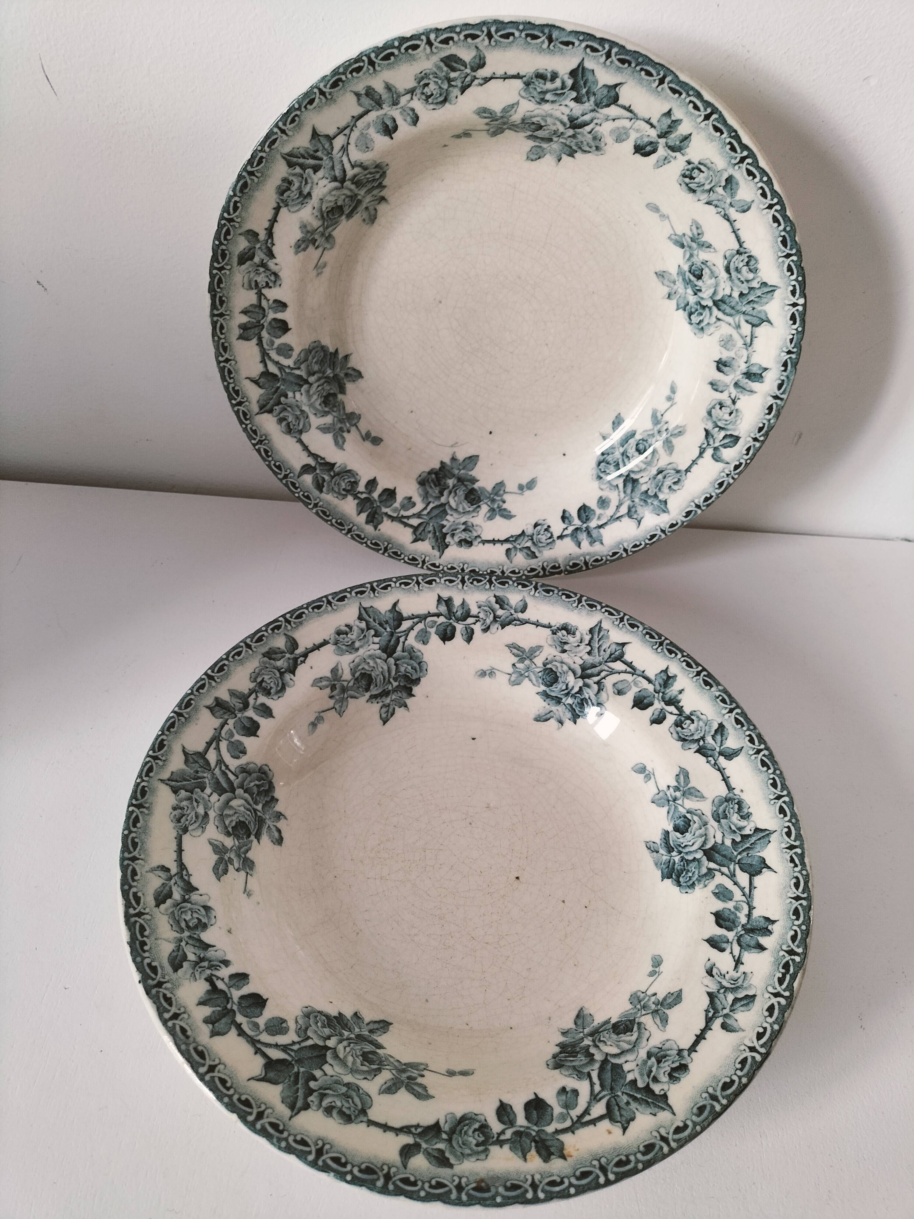 Duo Assiettes creuses Boulenger Choisy le Roi