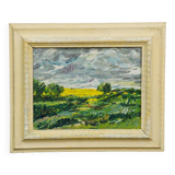 Oil painting by Alexander Michael – Summer Landscape, 1978