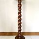 Side table in walnut turned 50s