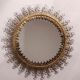 Golden wrought iron Chaty mirror 1960