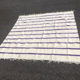 Handmade wool rug 190x190cm