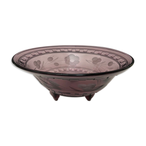 coupe en verre pied tripode