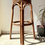 Vintage bentwood bar stool, 1950s
