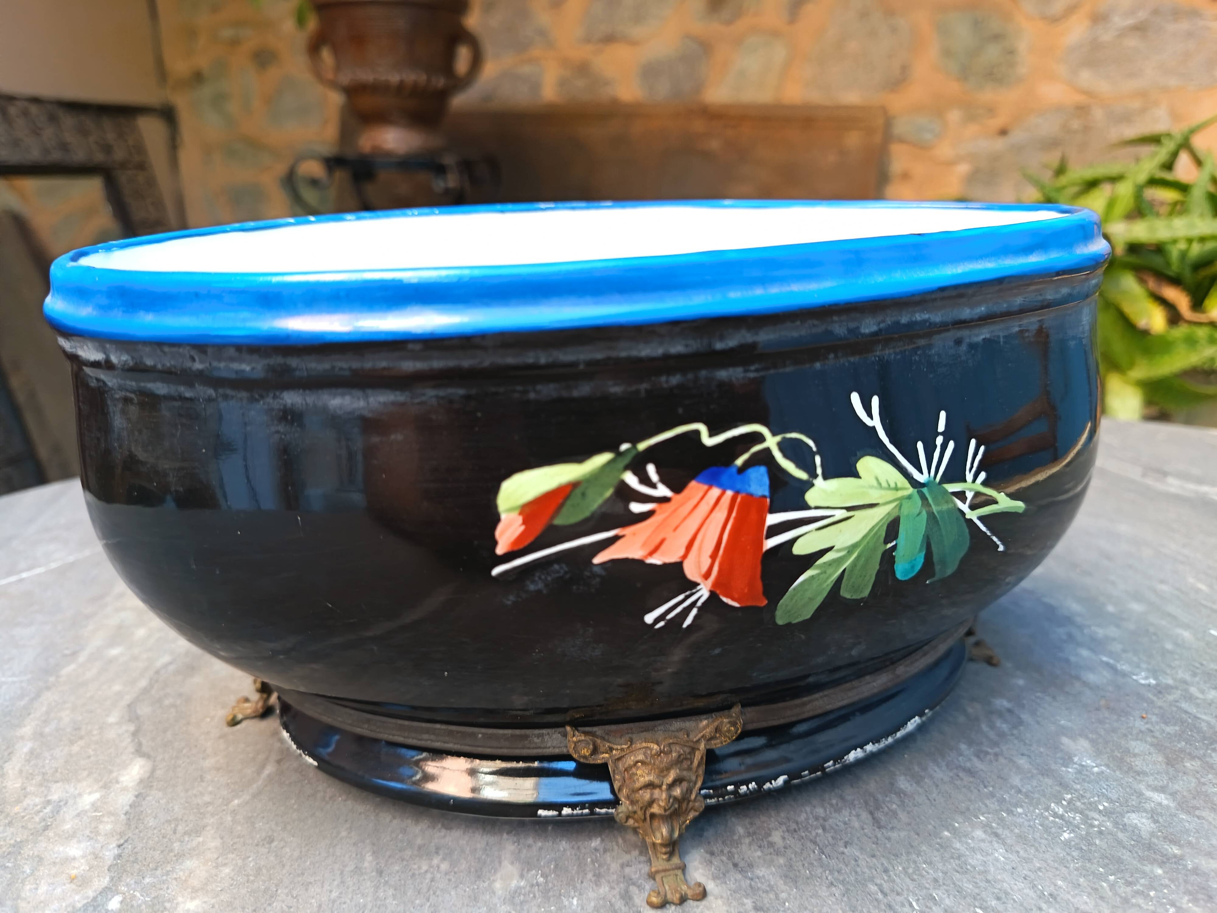 Planter with bronze mount - 1870
